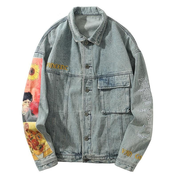 Painting Embroidery Denim Jackets