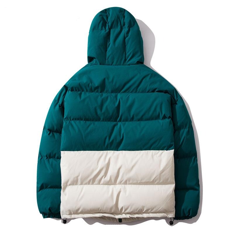 Multi Pockets Patchwork Hooded Jackets