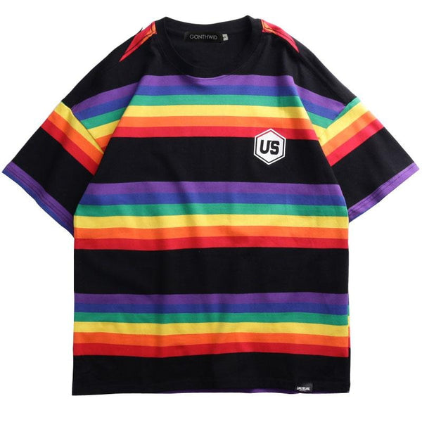 Rainbow Striped T-Shirts