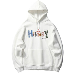 Cactus History Print Hoodies